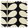 Orla Kiely Solid Stem, Black - Roller Blind